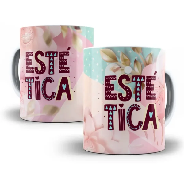 Arte Caneca Para Profissionais de Beleza Estética