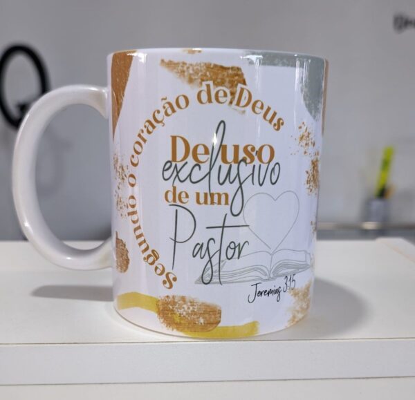 arte caneca pastor png e corel personalizacao