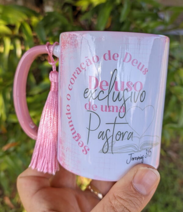 arte caneca pastora png e corel personalizacao