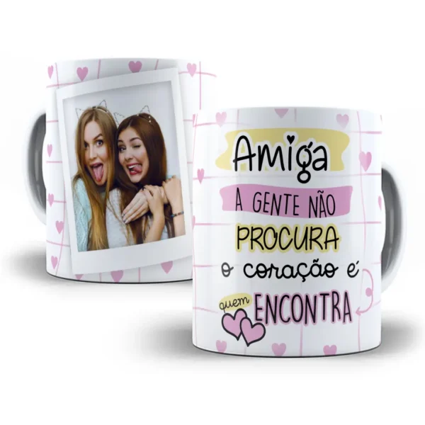 Arte Caneca Personalizada Para Amigas Do Coracao