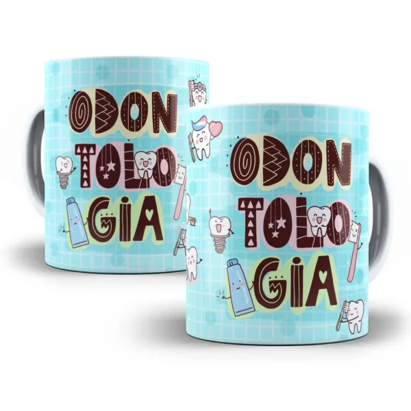 Arte Caneca Personalizada Para Dentistas Odontologia