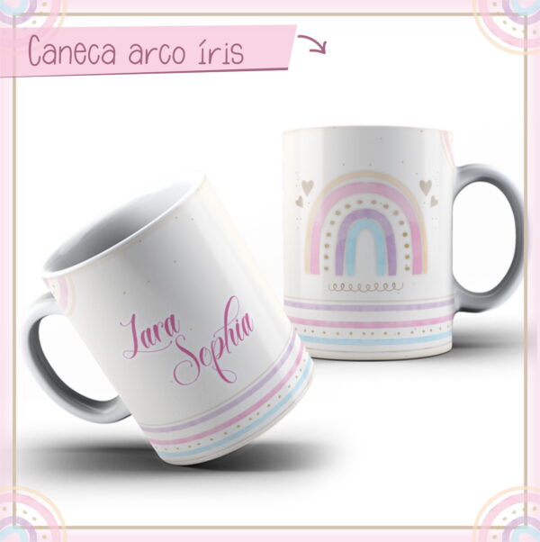 arte caneca rainbow arquivo digital arte caneca rainbow arquivo digital