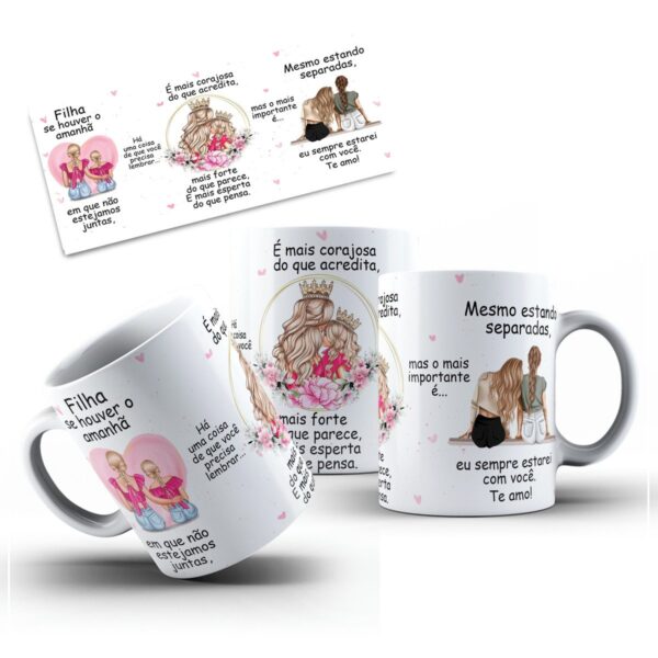 arte caneca se houver amanha filha png arte para canecas