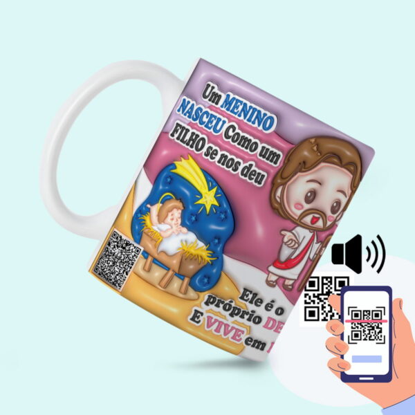 arte caneca verdadeira natal arquivo digital ilustracao digital