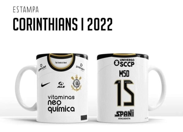 Arte Canecas Flamengo Corinthians Palmeiras São Paulo E Mais