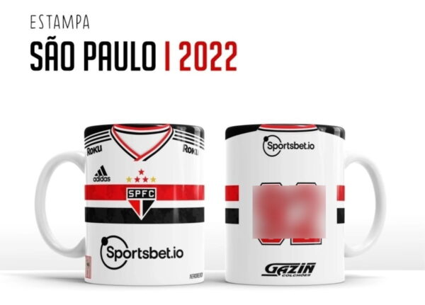 Arte Canecas Flamengo Corinthians Palmeiras São Paulo E Mais