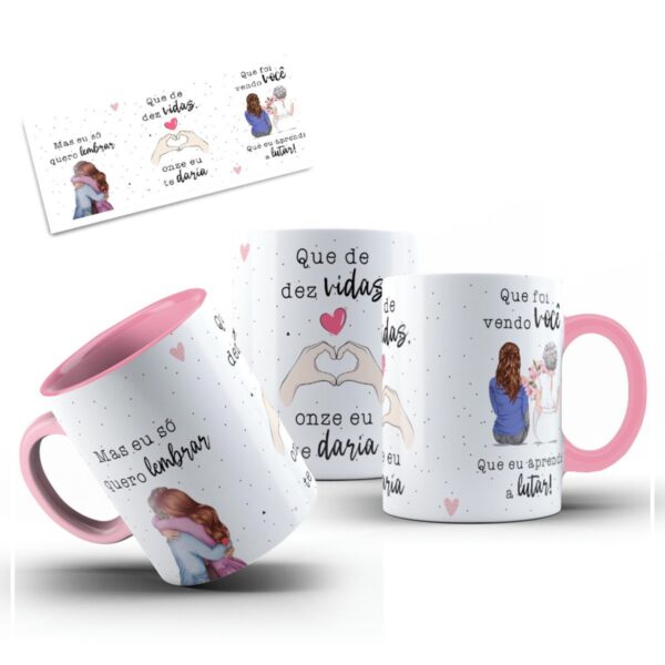 Arte Digital Caneca 11 Vidas Declaracao Para Mae Png 2