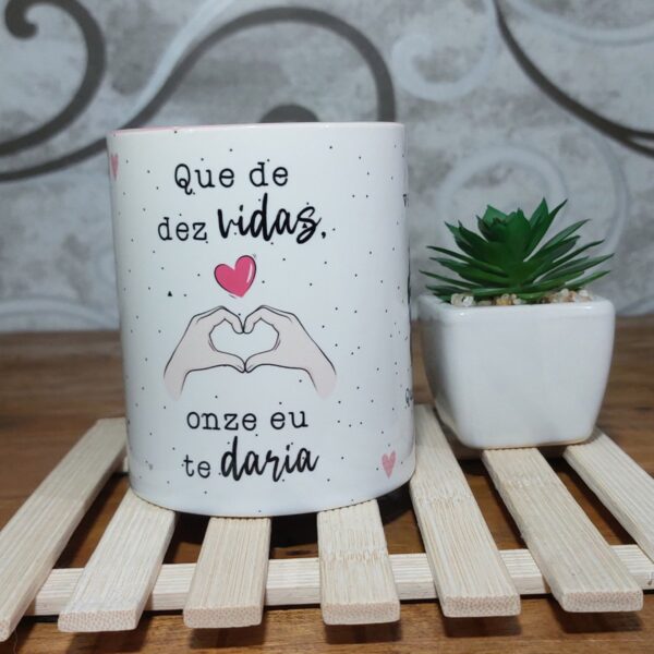 Arte Digital Caneca 11 Vidas Declaracao Para Mae Png 3