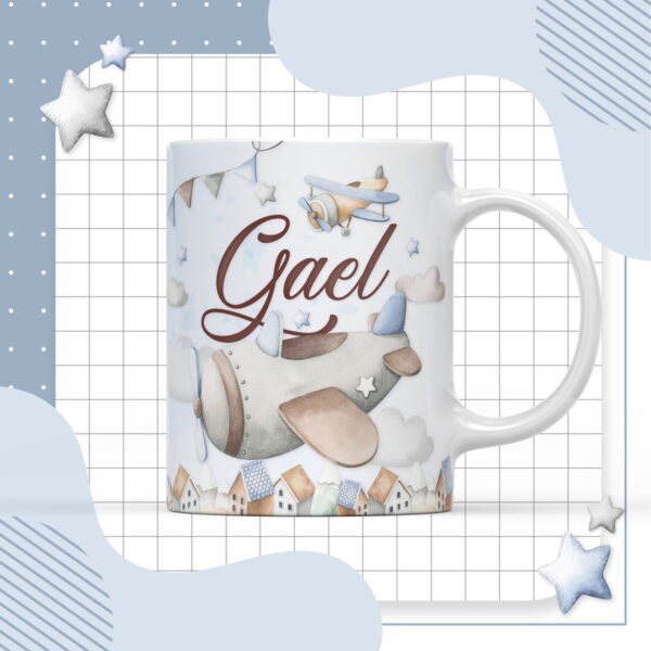 arte digital caneca aviao vintage arquivo digital arte digital