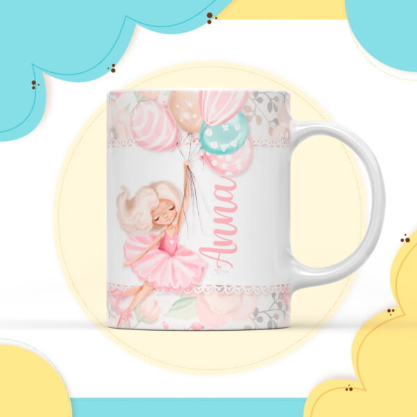 arte digital caneca bailarina arquivo digital sublimacao xicaras