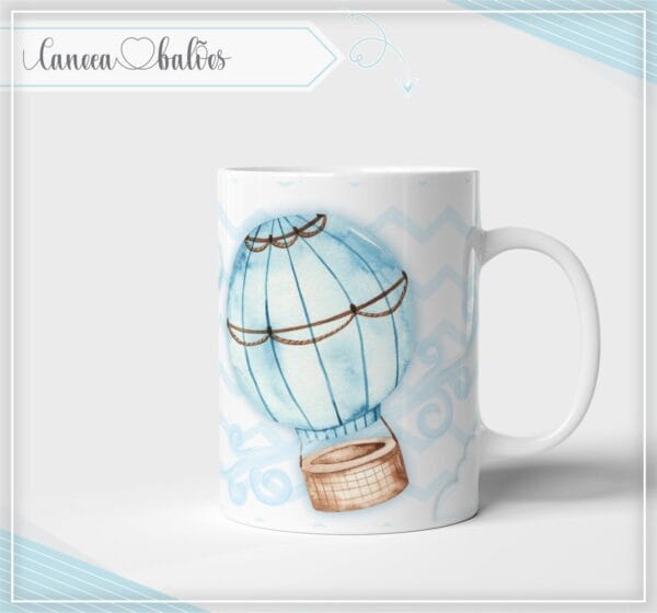 arte digital caneca baloes arquivo digital infantil