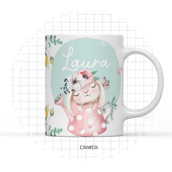 arte digital caneca coelhinha delicada arquivo digital caneca coelhinha delicada