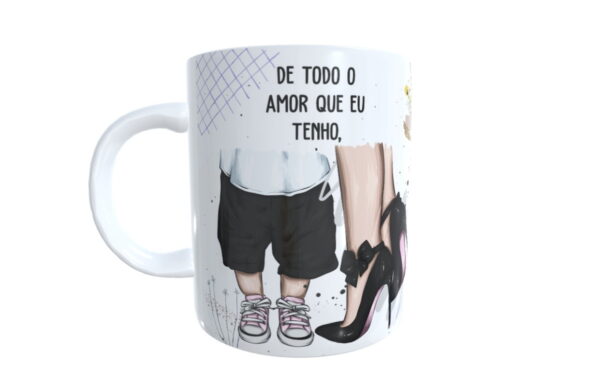 Arte Digital Caneca de Todo Amor Mãe - Png e Corel - Imagem 5