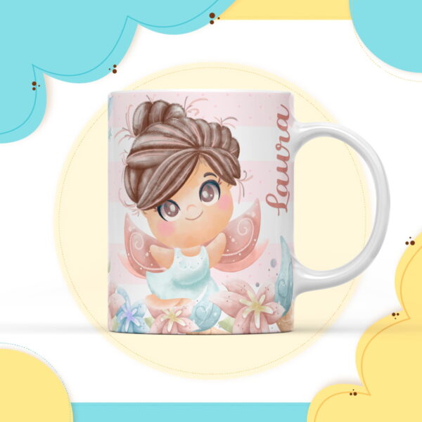arte digital caneca fadas arquivo digital caneca