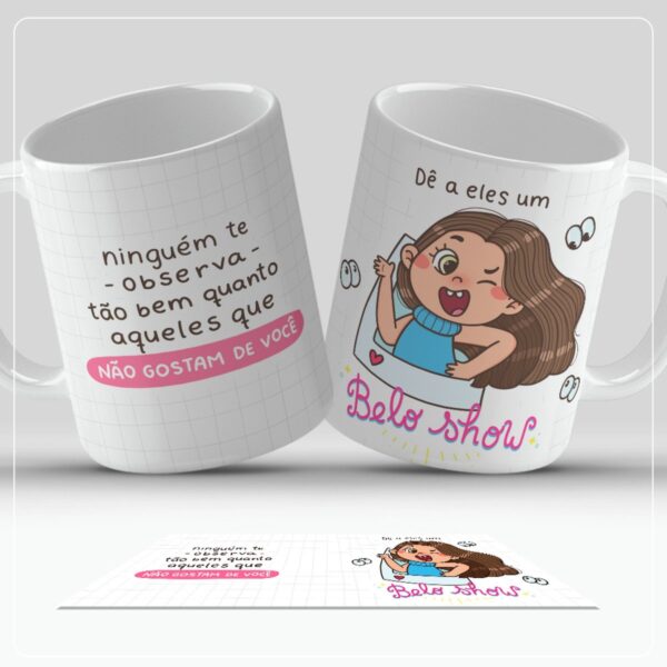 arte digital caneca frases ilustradas png papel e cia
