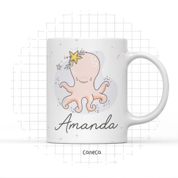 arte digital caneca fundo do mar menina arquivo digital caneca fundo do mar menina