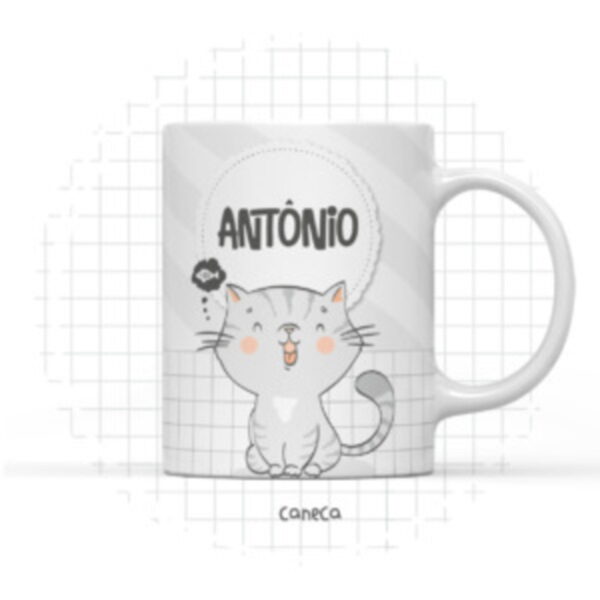 arte digital caneca gatinho arquivo digital kit digital