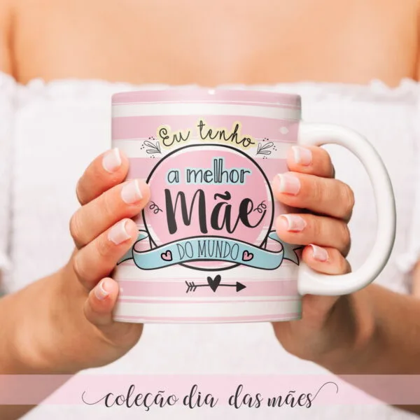 Arte Digital Caneca Mãe - Modelo 10 - Arquivo Digital