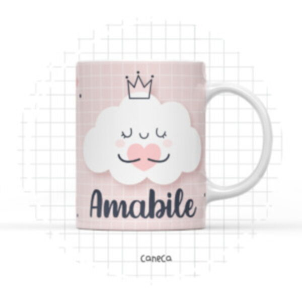 arte digital caneca nuvem menina arquivo digital arquivo digital