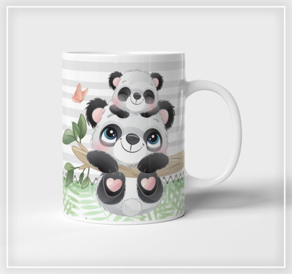 arte digital caneca pandinha arquivo digital arte para sublimacao