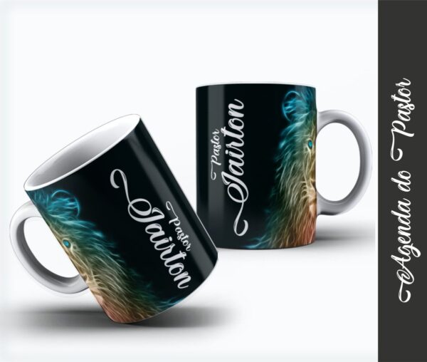 arte digital caneca pastor 03 arquivo digital arte digital