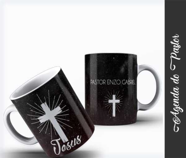 arte digital caneca pastor 06 arquivo digital caneca