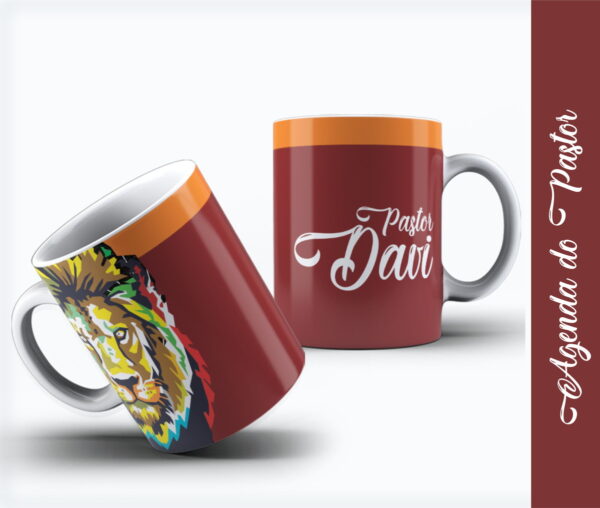 arte digital caneca pastor 06 arquivo digital design