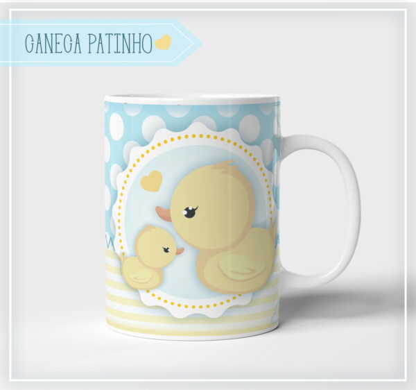 arte digital caneca patinho arquivo digital arte para canecas