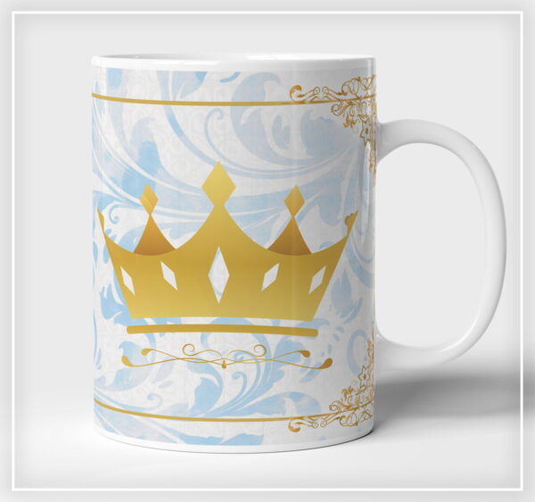 arte digital caneca realeza menino arquivo digital arquivo digital