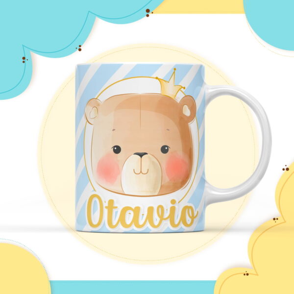 arte digital caneca ursinho principe arquivo digital arte digital caneca