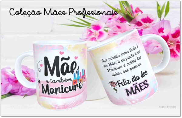 arte digital canecas maes profissionais png e corel canecas frases