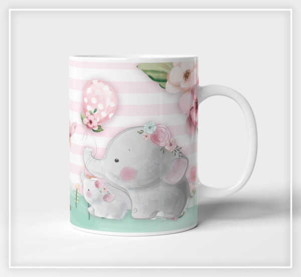 arte digital elefantinha para caneca arquivo digital caneca
