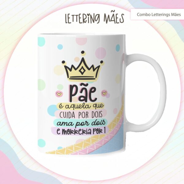 arte digital lettering caneca mae modelo 1 arq digital arte digital lettering caneca mae 1