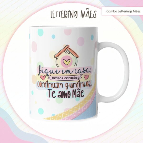 arte digital lettering caneca mae modelo 2 arq digital papel e cia 1