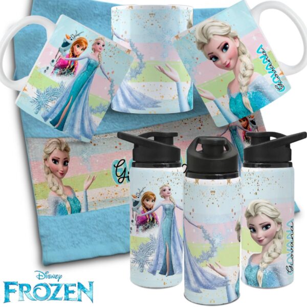 Arte Digital Personagens para Caneca, Toalhinha e Garrafinha - Imagem 3