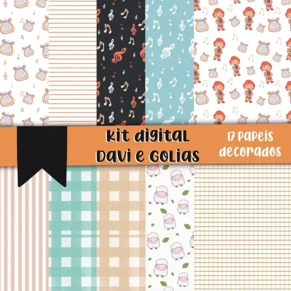 Arte Em Png Davi E Golias Kit Para Papelaria Criativa
