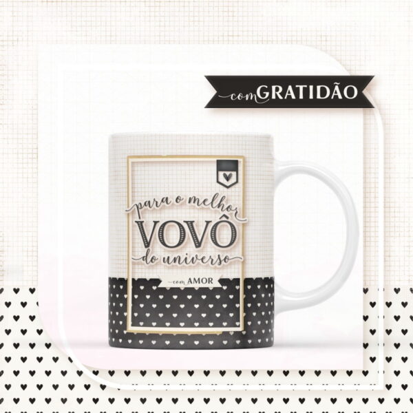arte para sublimacao caneca vovo arquivo digital agronoma