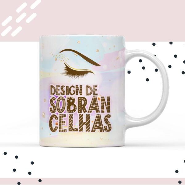 arte para xicara design de sobrancelhas papel e scrapbook