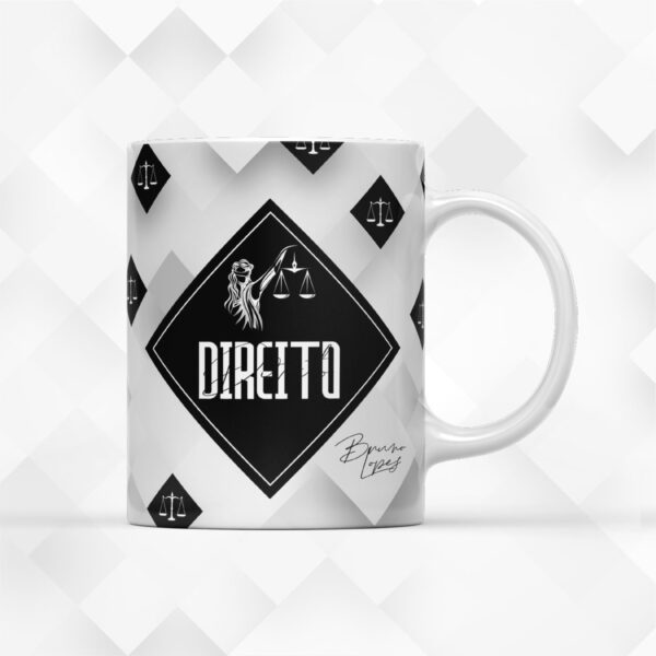 arte para xicara direito masculina sublimacao