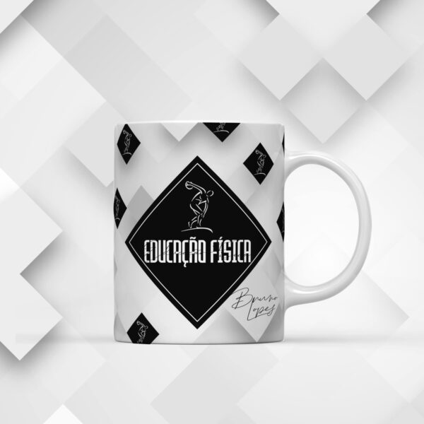 arte para xicara ed fisica masculina arte para caneca