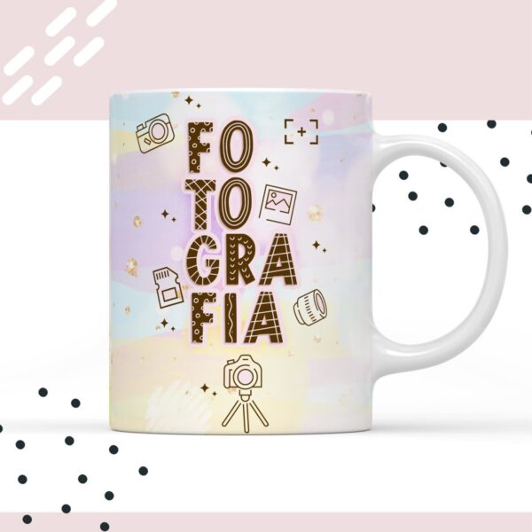 arte para xicara fotografia profissoes