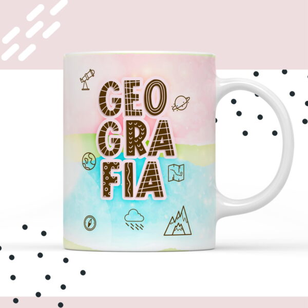 arte para xicara geografia papel e cia