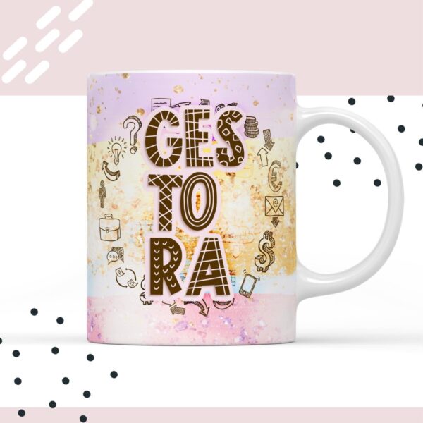arte para xicara gestora sublimacao