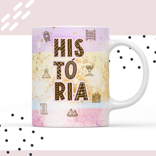 arte para xicara historia profissoes