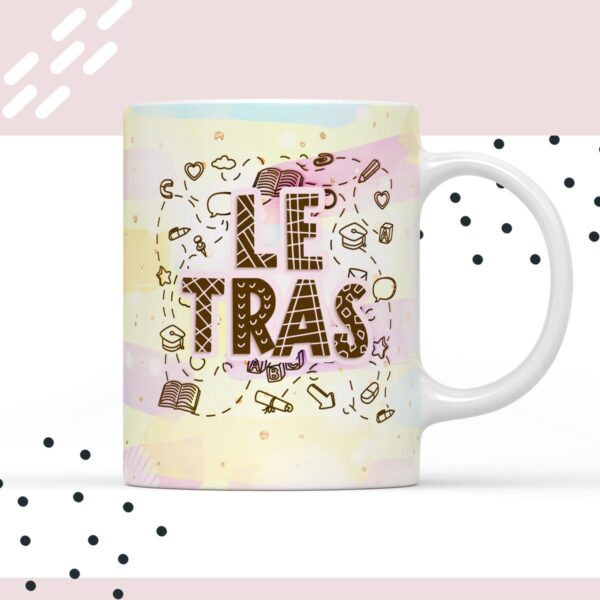 arte para xicara letras papelaria digital