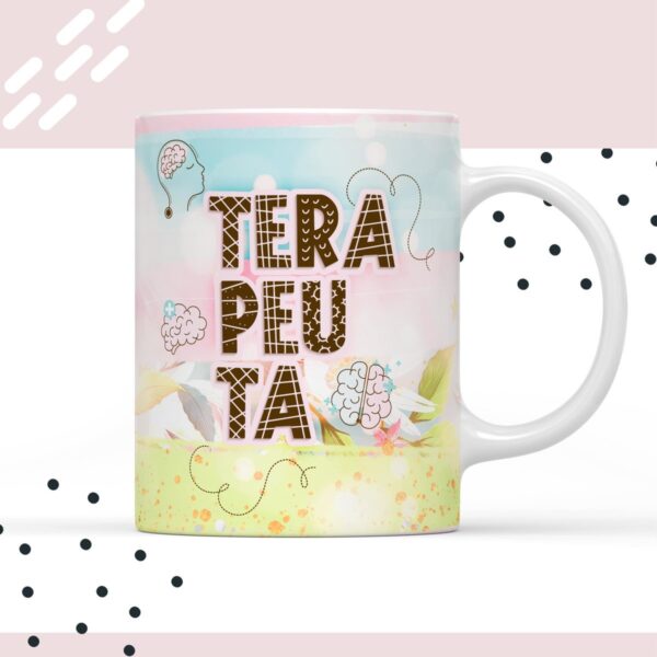 arte para xicara terapeuta papelaria