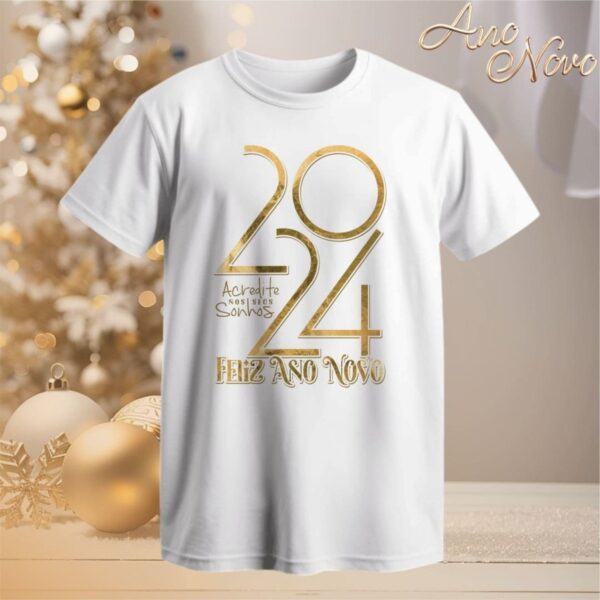 Artes Camisetas Ano Novo 2024 - Arquivo Digital - Imagem 4