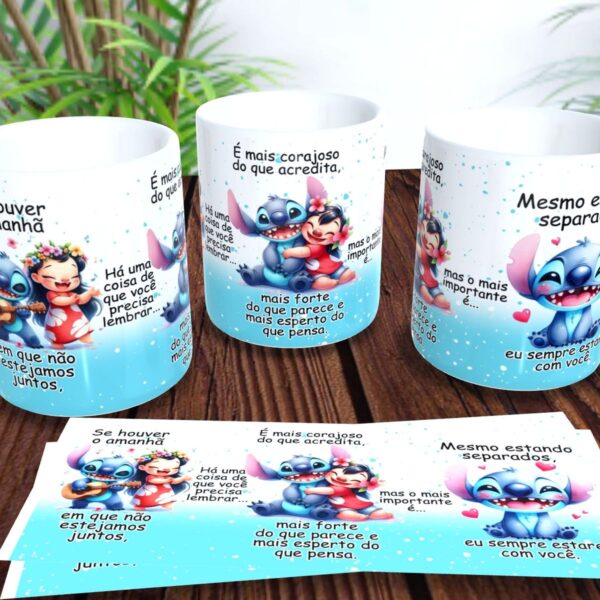 Artes Cancea Dia do Amigo Lilo e Stitch PNG Arquivo Digital