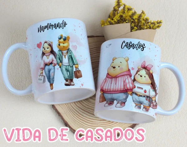 Artes Caneca Casados vs Namorando Dia dos Namorados