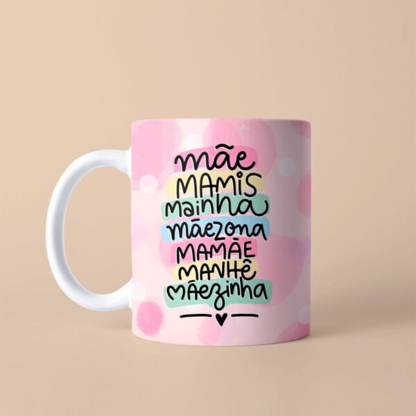 Artes Caneca Dia das Mães 2024 Combo Sublimação